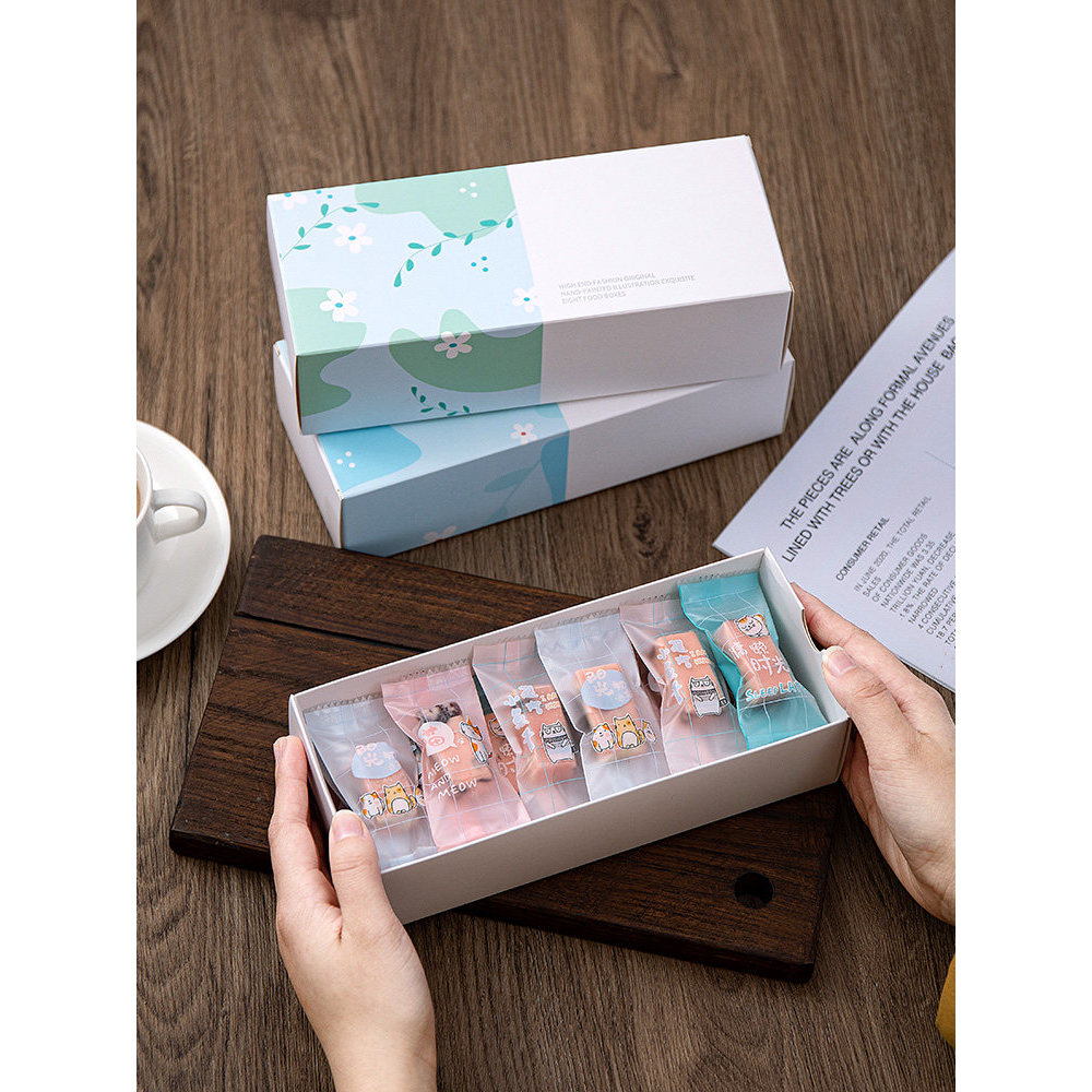 Hộp Đóng Gói Bánh Ngọt Bông Tuyết Cao Cấp Cranberry Nougat Nougat Bánh Quy Hộp Dứa Bánh Ngọt Bánh Qu