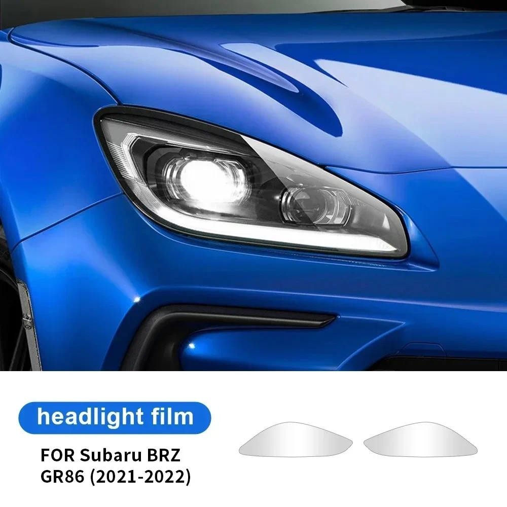 2 Chiếc Cho Subaru BRZ GR86 2021 2022 2023 2024 Đèn Pha Ô Tô Phim Bảo Vệ Đèn Trước TPU Miếng Dán Phụ