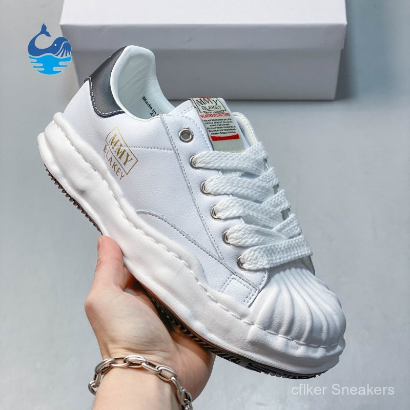 Giày MMY Mihara Yasuhiro Wayne Original Sole Leather Low retro dissolving sneaker chính hãng