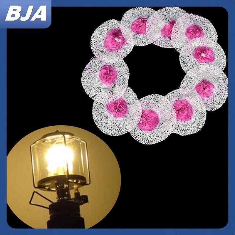 BJA 10 Chiếc Lưới Cắm Trại Đèn Lồng Mantle Đèn Paraffin Đèn Gas Vỏ BJA