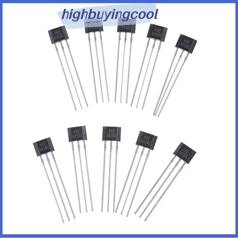 HCVN 10 chiếc Hall element 49E OH49E SS49E Cảm biến tuyến tính Cảm biến Hall HOT