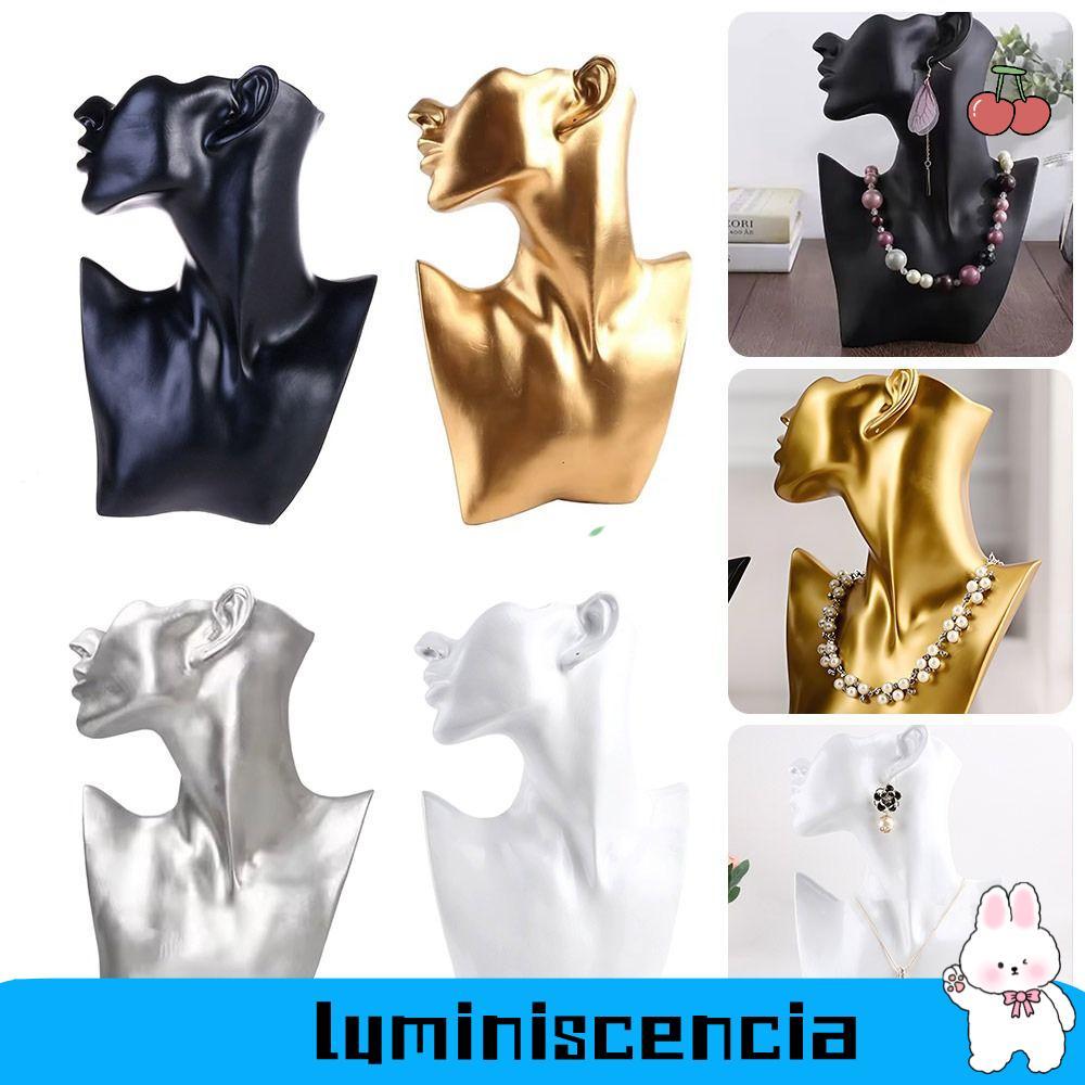 Giá đỡ đồ trang sức LUMINISCENCIA, Giá đỡ trưng bày trang sức hình nộm độc đáo, Giá đỡ vòng cổ hình 
