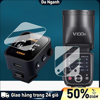 [Hàng Sẵn]Kính cường lực cho flash Godox V100，Viền cong，Miếng dán kính cường lực，Giá cả hợp lý
