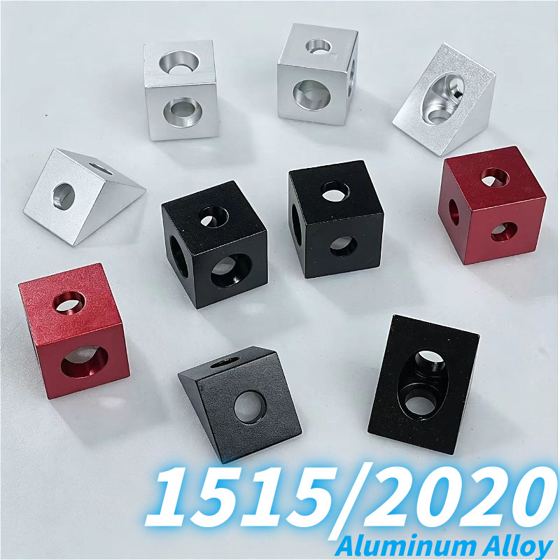 1515 / 2020 Nhôm 3D Phụ Kiện Máy In Hình Tam Giác Khối Góc Phần Kết Nối Mã Góc Đai Ốc Vuông Cố Định