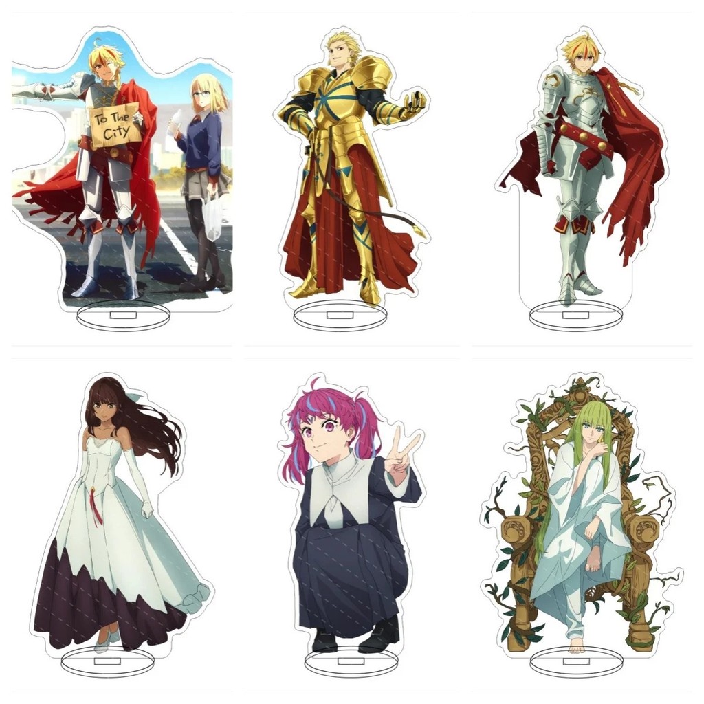 Standee Fate/strange Fake mô hình mica nhân vật Ayaka Sajyou Gilgamesh Enkidu FGO trang trí decor bà
