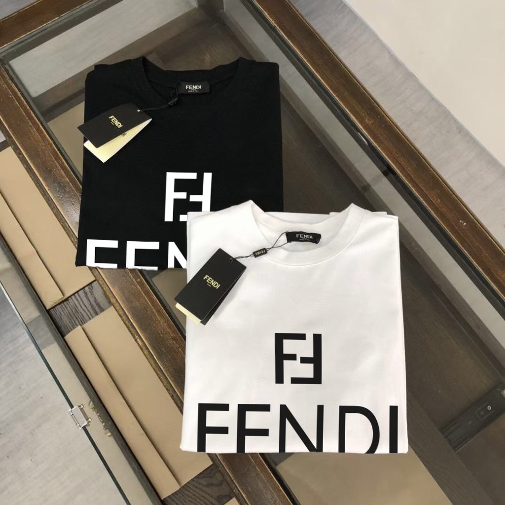 Fendi Áo Thun Mới In Hình, Phù Hợp Nam Giới