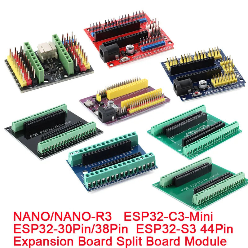 ESP32-C3-Mini ESP32 30pin 38Pin 44Pin Bảng mở rộng NANO-R3 Mô-đun Bảng phát triển NANO đa chức năng 