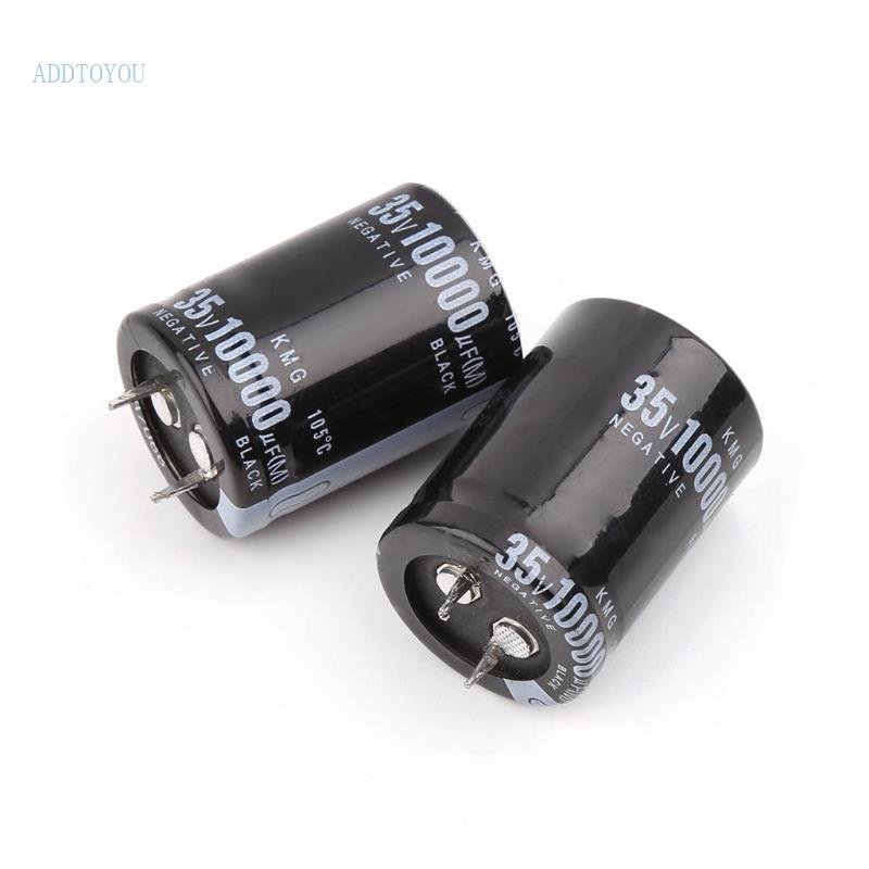 TY 2 Chiếc 10000uF 35V Bộ Khuếch Đại Điện Phân 22000UF 25x40mm Chất Lượng