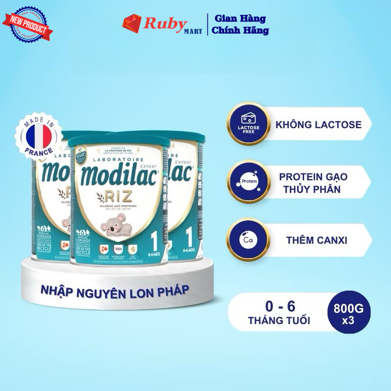 SỮA BỘT MODILAC EXPERT RIZ SỐ 1 _ 800Gr