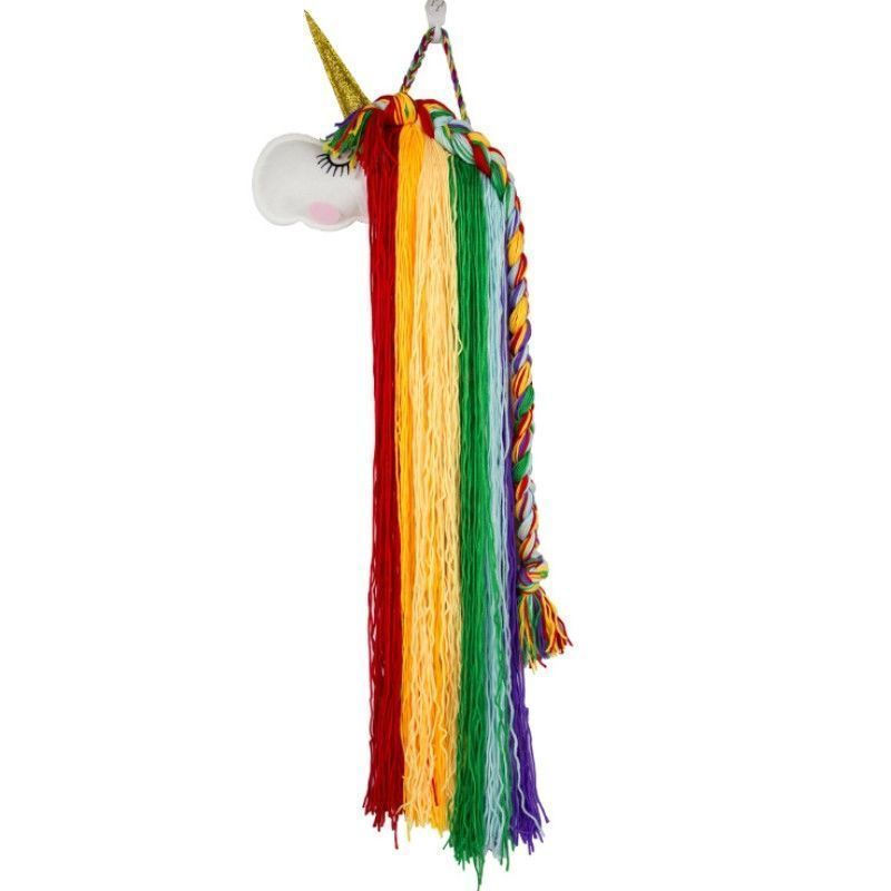 JUAINS Unicorn children's wall decoration storage hanging accessory, children's room decoration stor