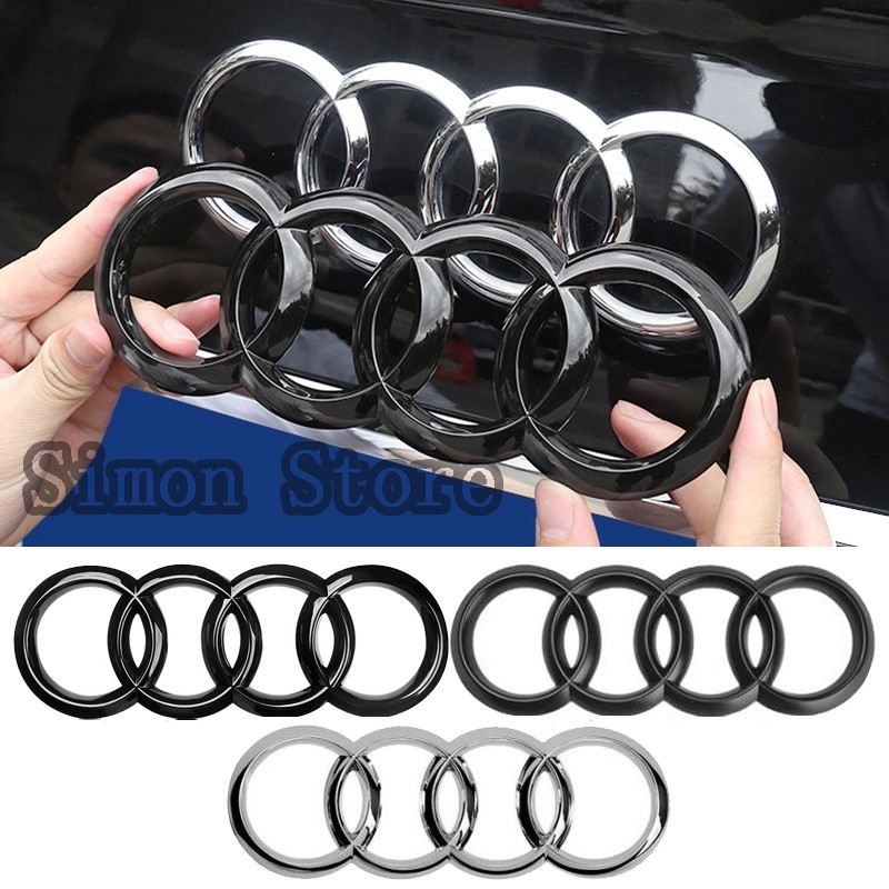 Logo dán trang trí xe hơi Audi Q3 Q5 Q7 A5 A7