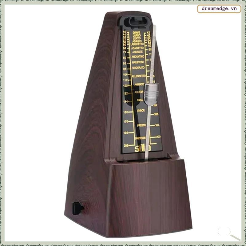 [dreamedge] Nhạc cụ cơ học Metronome Tiêu chuẩn Metronome Piano Metronome Nâu
