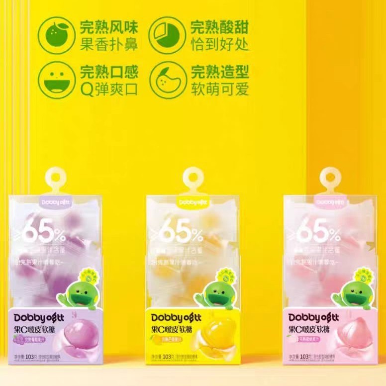 Hàng sẵn có Vận chuyển nhanh dobby dobby Du lịch Ếch Pha lê Anh túc Nấu Đào Nho Marshmallow Trái cây