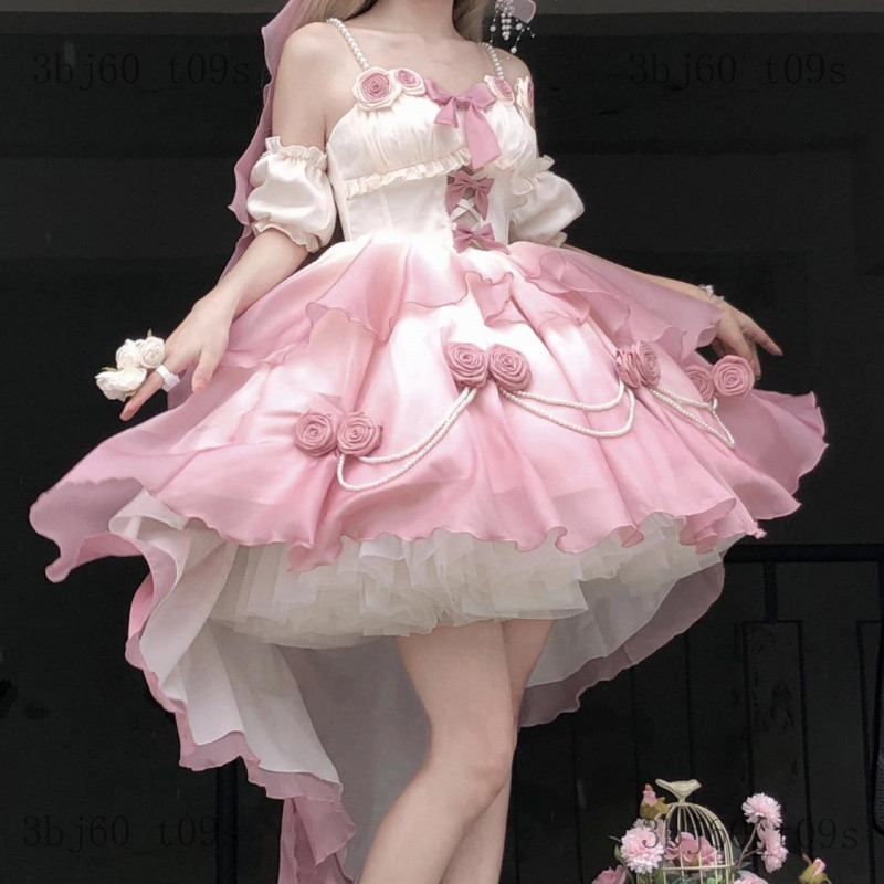 Váy Lolita Thỏ Sakura-Tác phẩm của Eros: Bản gốc chính hãng lolita Váy Lolita với thiết kế tinh xảo,
