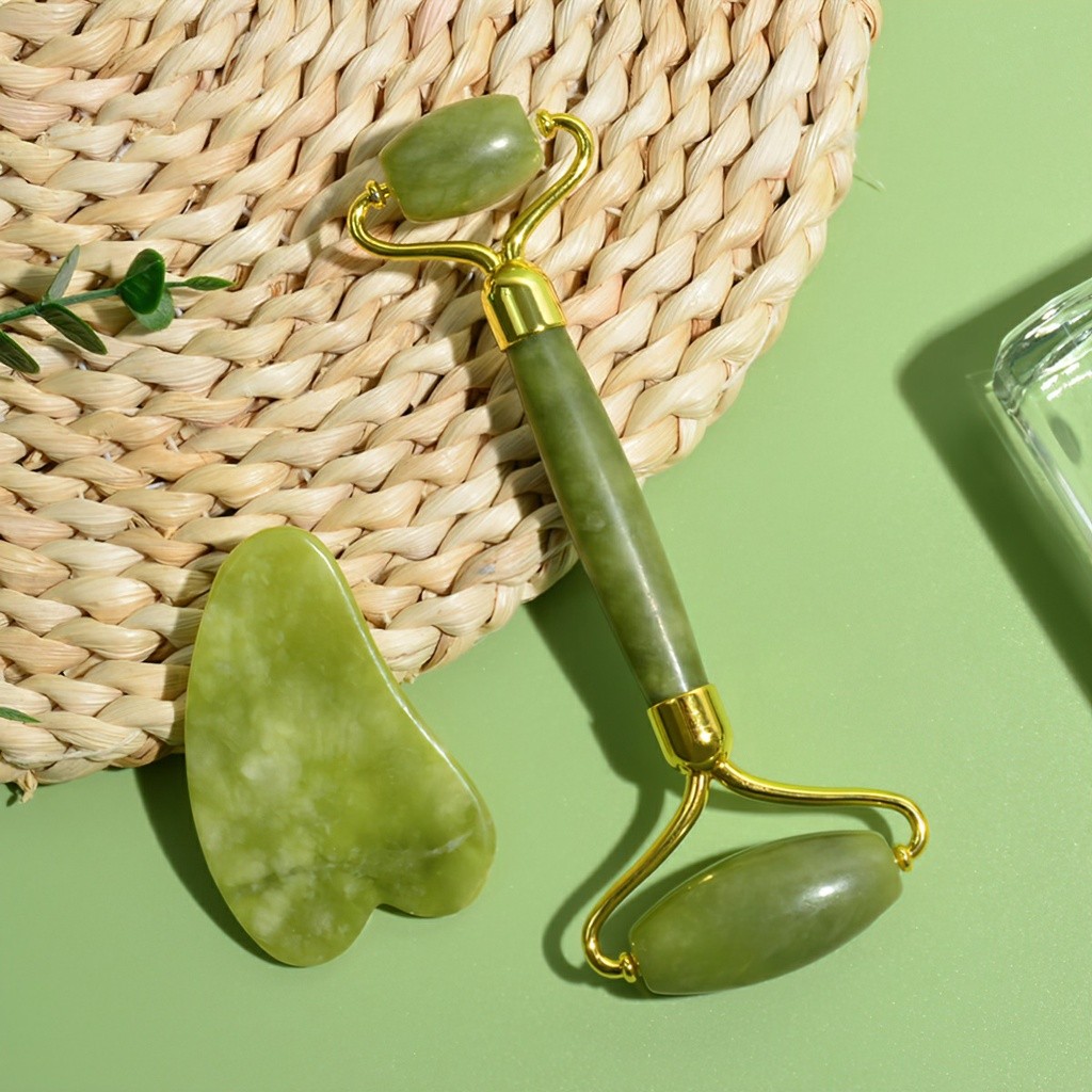 Miếng Đá Guasha Mát Xa Mặt Tấm ngọc Gua Sha Tấm massage Gua Sha -PST99
