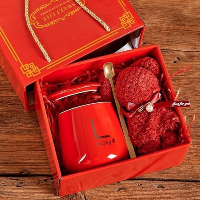 Ceramic mug coffee mug tea cup gift box packaging with lid