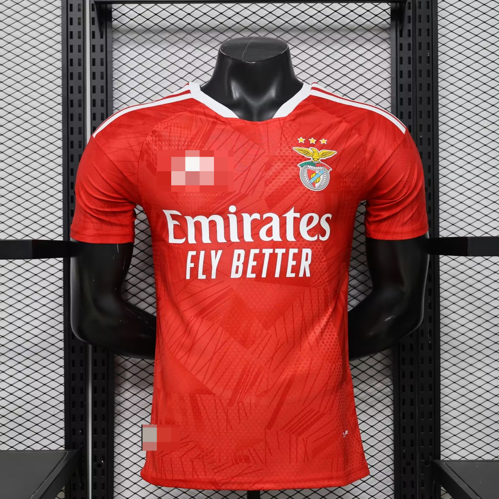 Phiên bản cầu thủ 2627 Áo thun ngắn tay bóng đá chất lượng cao sân nhà của Benfica AAA +