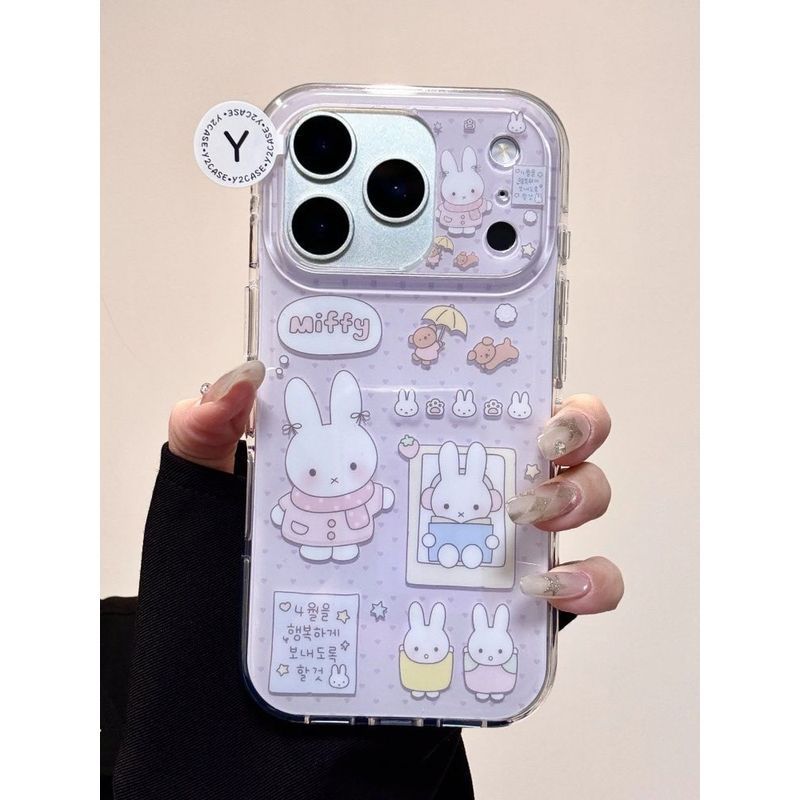 Miffy / Purple Love Polka Dot Miffy Rabbit iPhone17 / 16 / 15promax / iivs