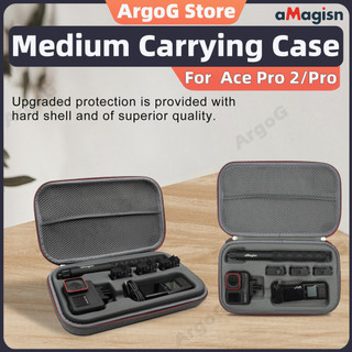 aMagisn Túi Đựng Cứng Cỡ Trung cho Insta360 Ace Pro 2/Ace Phụ Kiện Ace Pro 2