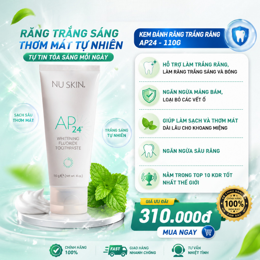 Kem Đánh Răng AP24 NuSkin Chính Hãng ( mới về )