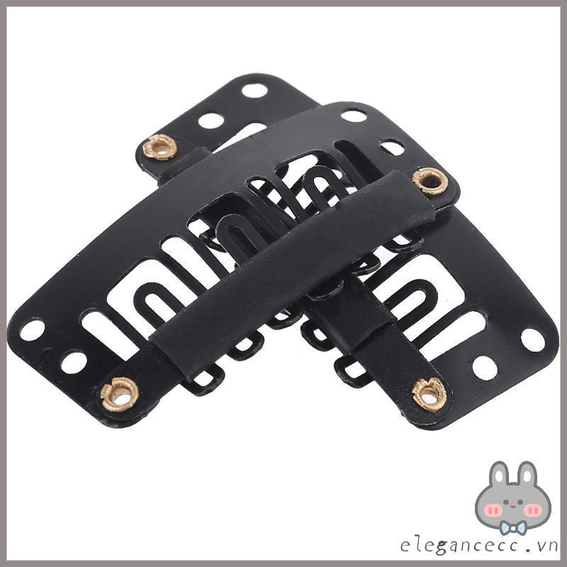 ELEGA 10 Chiếc 32 Mm Hình Chữ U Kẹp Tóc Kim Loại Cho Phần Mở Rộng Tóc Sợi Ngang Kẹp Tóc Giả
