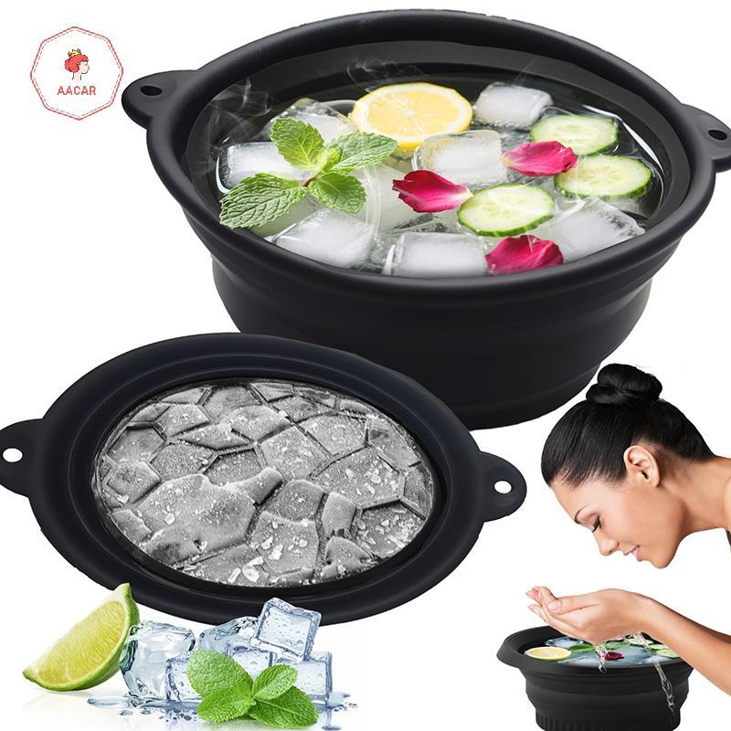 AACAR Folding Basin Silicone Facial Ice Bath Bowl Có thể gập lại Silicone Ice Bath Bowl Chậu rửa hiệ