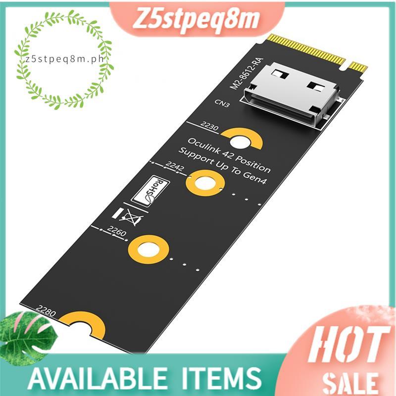 Thẻ nâng M.2 NVMe sang Oculink EGPU NVMe Key M sang SFF-8611 / 8612, Bộ chuyển đổi PCI-E 4.0 X4 sang