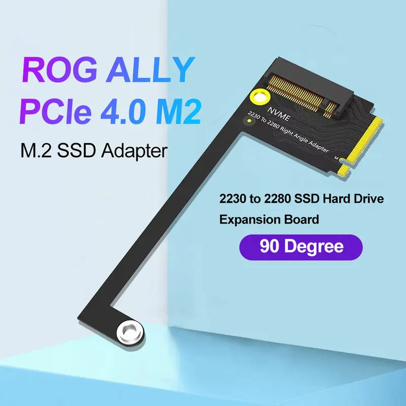 Cho Rog Ally Cầm Tay Chuyển Đổi 2230 Đến 2280 Ổ Cứng SSD Mở Rộng Ban NVME M-Key M.2 PCIE 4.0 Adapter