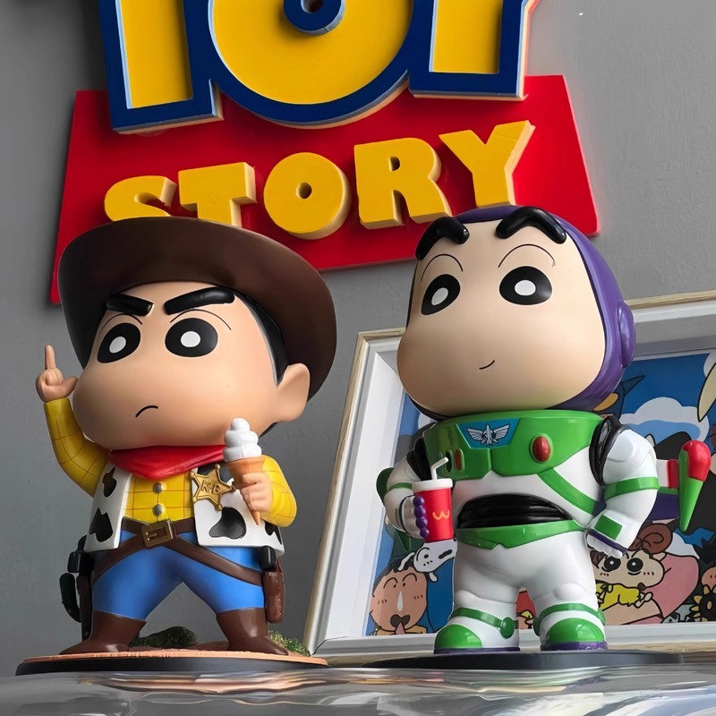 Woody Denim Trang trí Bút sơn mài Tập tin Shin-Chan Chúc ngủ ngon Búp bê Lenny GK Quà tặng