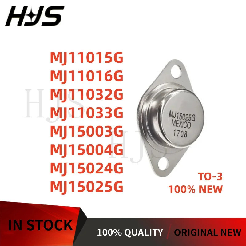 5 Cái / lốc MJ15025G MJ11016G MJ15024G MJ11015G MJ11032G MJ15004G MJ11033G MJ15003G TO-3 power triod