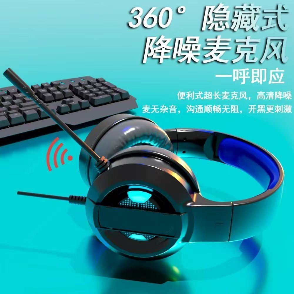 Tai nghe chơi game King Game 7.1 kênh, thiết kế dành cho máy tính để bàn và laptop, model 0424EJ01