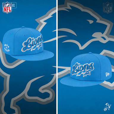 Mũ Snapback 9FIFTY Detroit Lions màu xanh