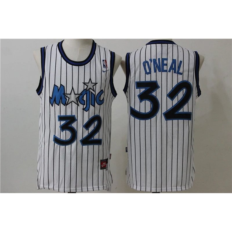 Jersey đội bóng rổ Orlando Magic O'Neal số 32, thiết kế retro với thêu chất lượng cao