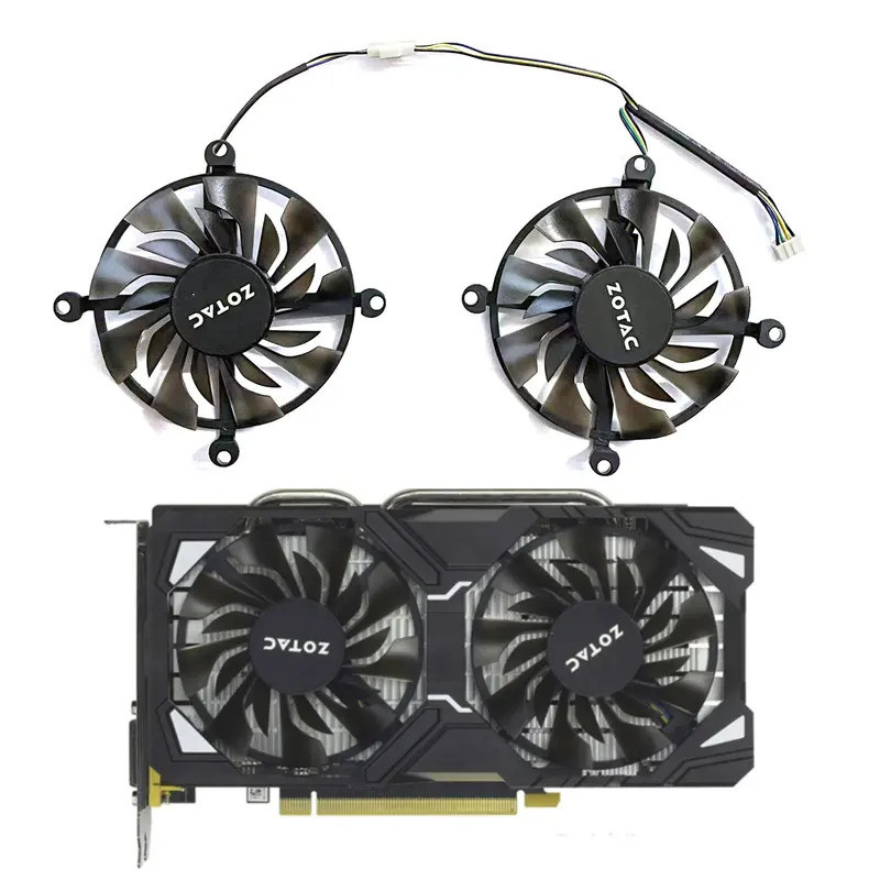 Quạt GPU 85MM 4PIN GTX 950 960 mới thích hợp cho quạt làm mát card đồ họa ZOTAC GTX 1060 GTX 960 GTX