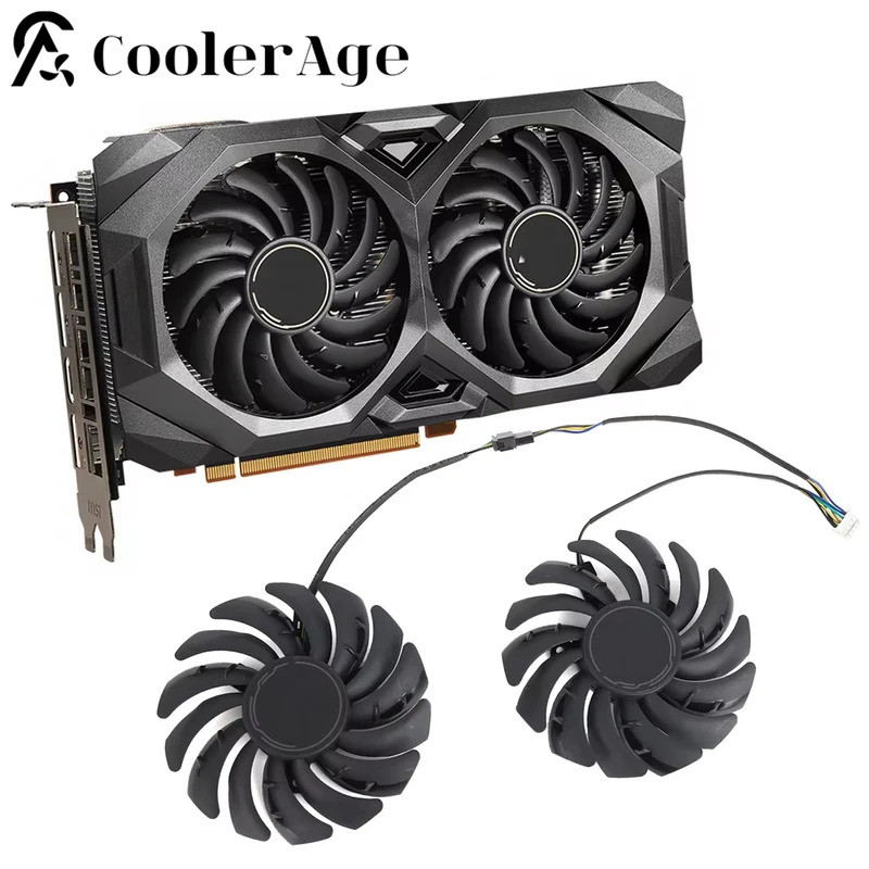 Card Video Quạt Làm Mát Cho MSI RADEON RX 5600 XT 5700 5700 XT MECH 87MM PLD09210S12HH RX5600XT RX57