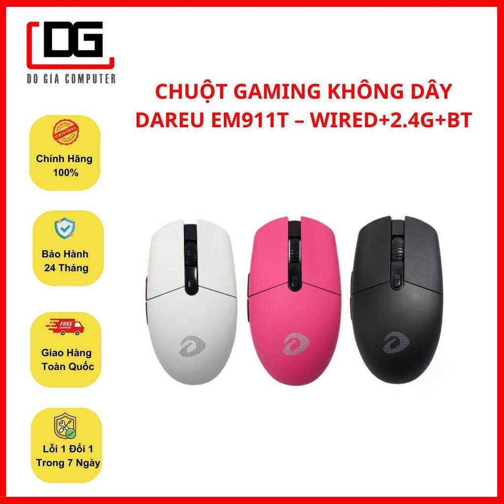 CHUỘT GAMING KHÔNG DÂY DAREU EM911X WIRELESS , BẢO HÀNH 24 THÁNG