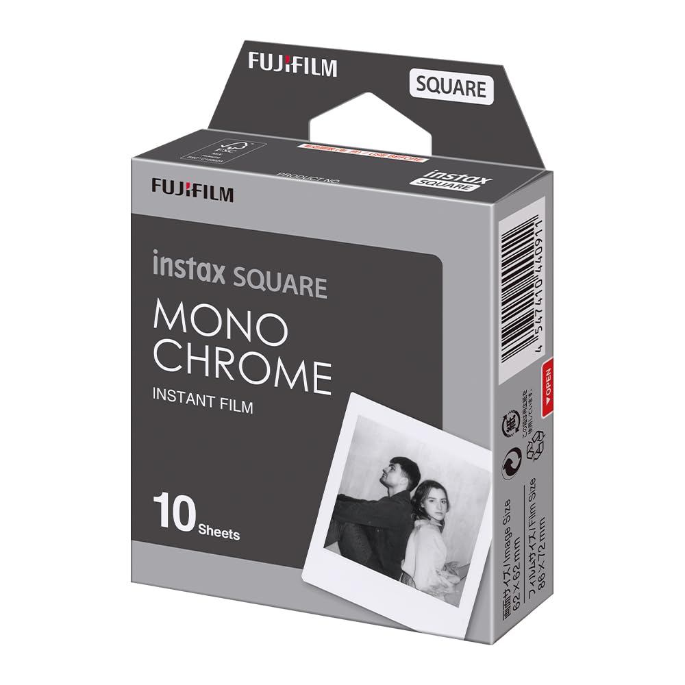 Fujifilm Square Format Film instax SQUARE Monochrome Frame, 10 Sheets INS SQ MONOCHROME WW1