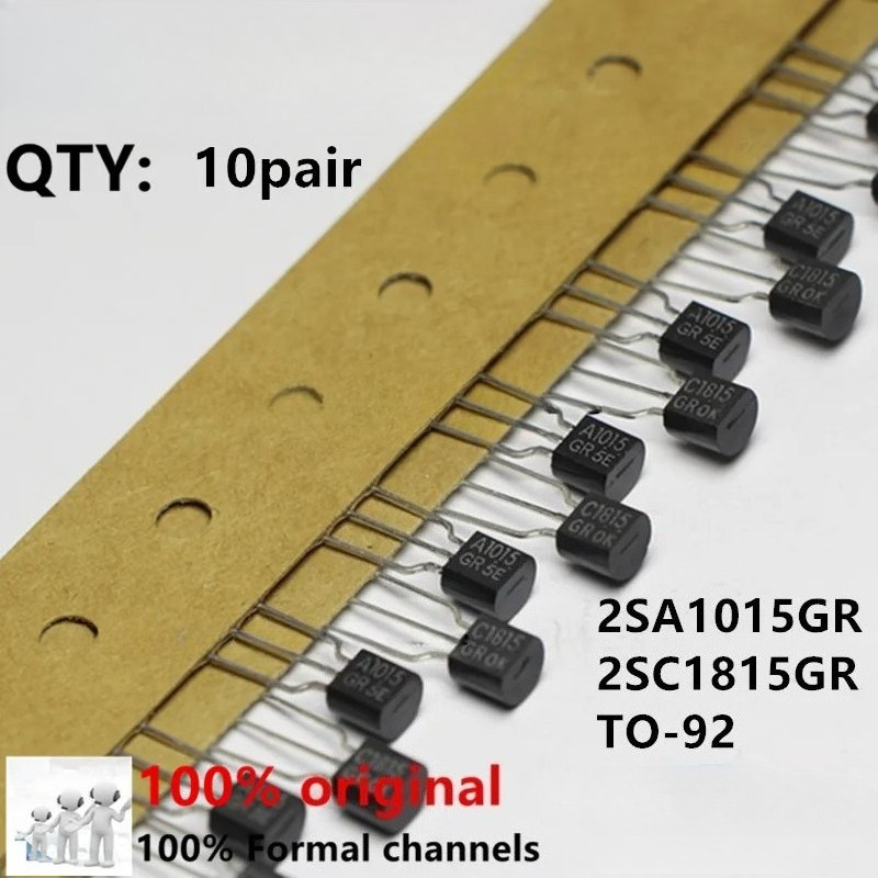 10 đôi Mới Nhập Khẩu Chính Hãng 2SA1015GR 2SC1815GR 2SA1015-GR 2SC1815-GR 2SA1015 2SC1815 A1015 C181