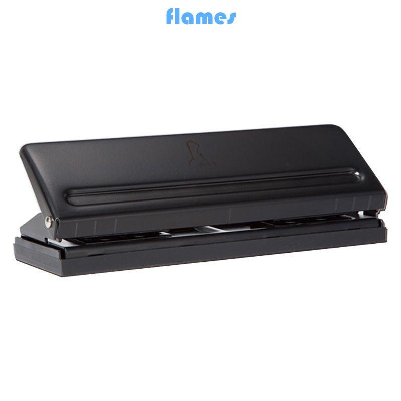FL Cầm Tay Rời Lá 6 Lỗ Đục Lỗ Kim Loại Lỗ Giấy Đục Lỗ 8 Tấm Dung Tích Cho Văn Phòng Trường Học Studi