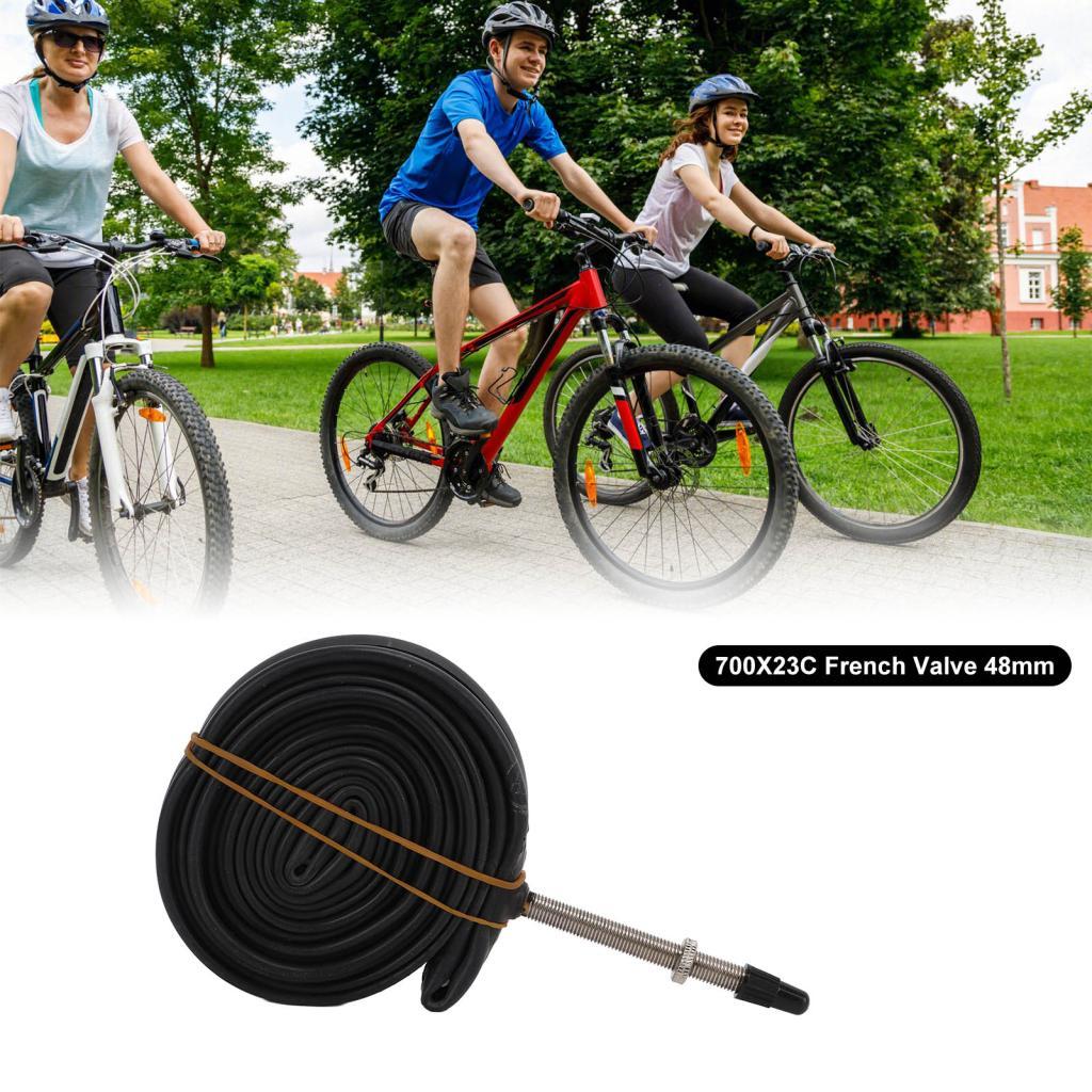 Ssrroo Bên Trong Ống Hút Tác Động Cao Su 700x23C Niêm Phong Tốt Lâu Dài Cho Xe Đạp Đường Bộ (700X23C