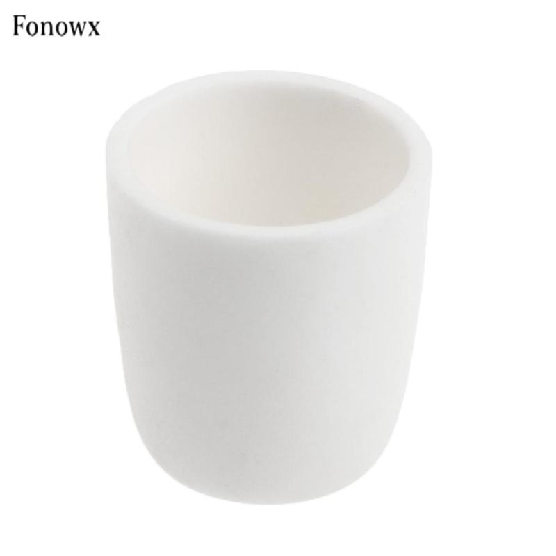 Cốc Alumina Crucible để đúc kim loại quý Đồng thau đồng nóng chảy