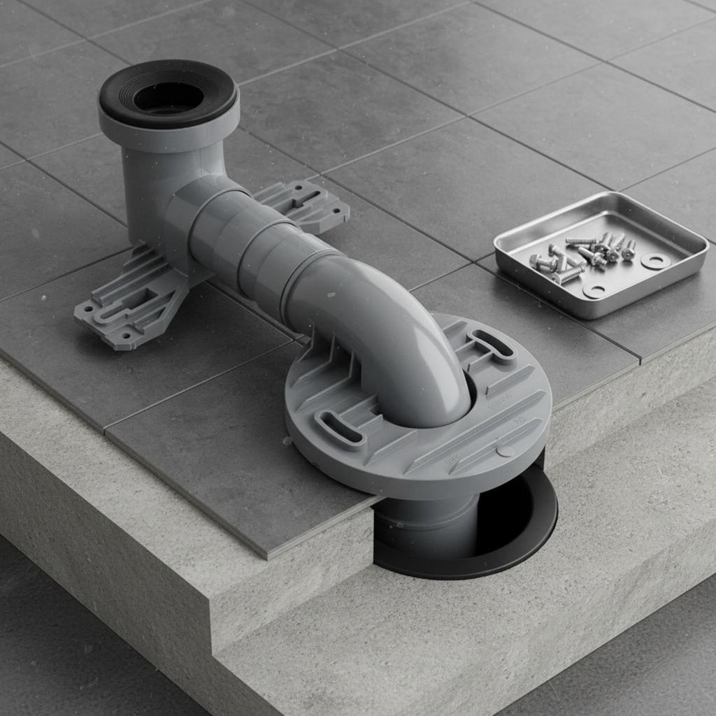 Không Đào Cần Thiết Vệ Sinh Sang Số Thiết Kế Chống Tắc Thoát Nước Vệ Sinh Offset Adapter Đa Năng Phù