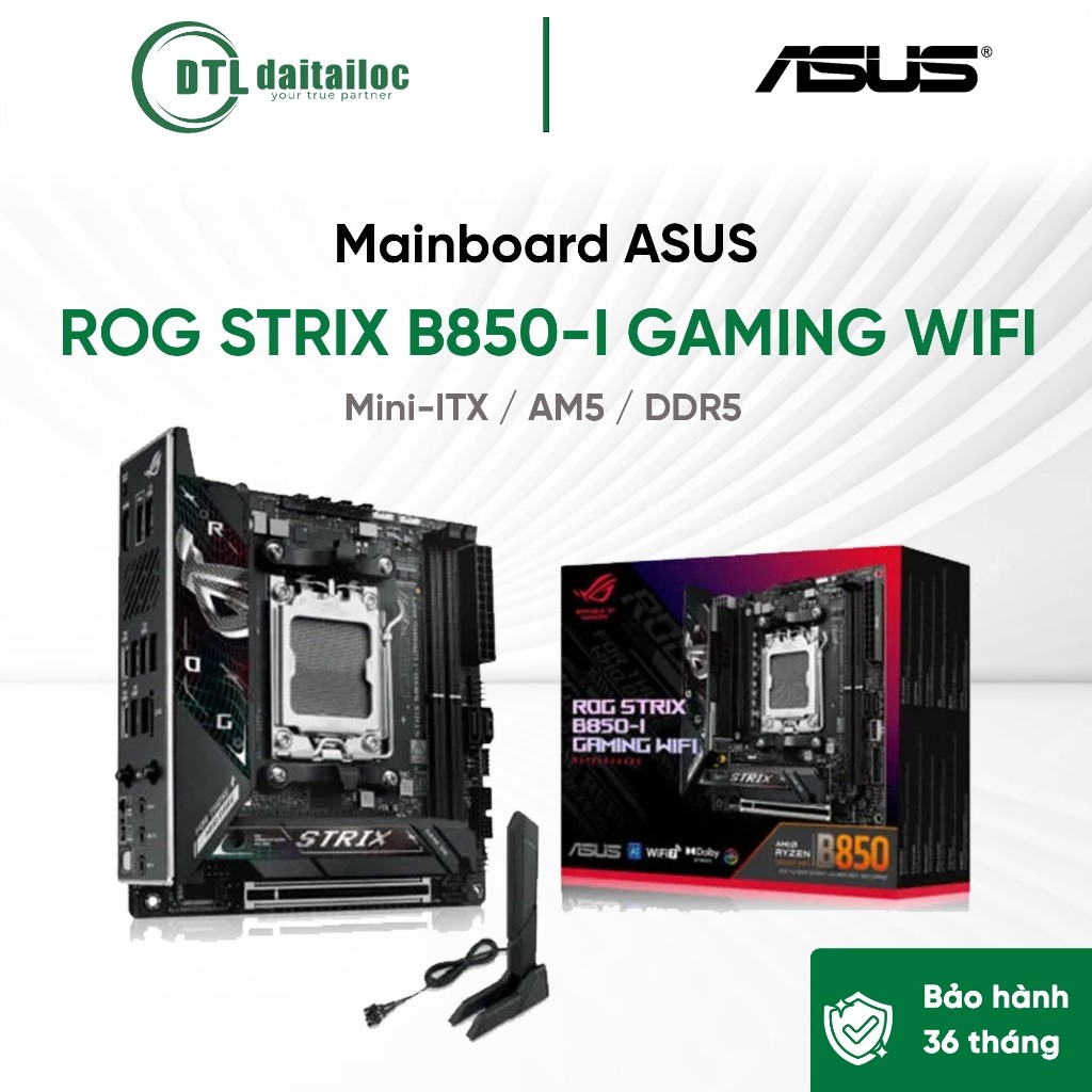 Mainboard ASUS ROG STRIX B850-I GAMING WIFI Mini-ITX / AM5 / DDR5 | Chính Hãng | Bảo Hành 36 tháng