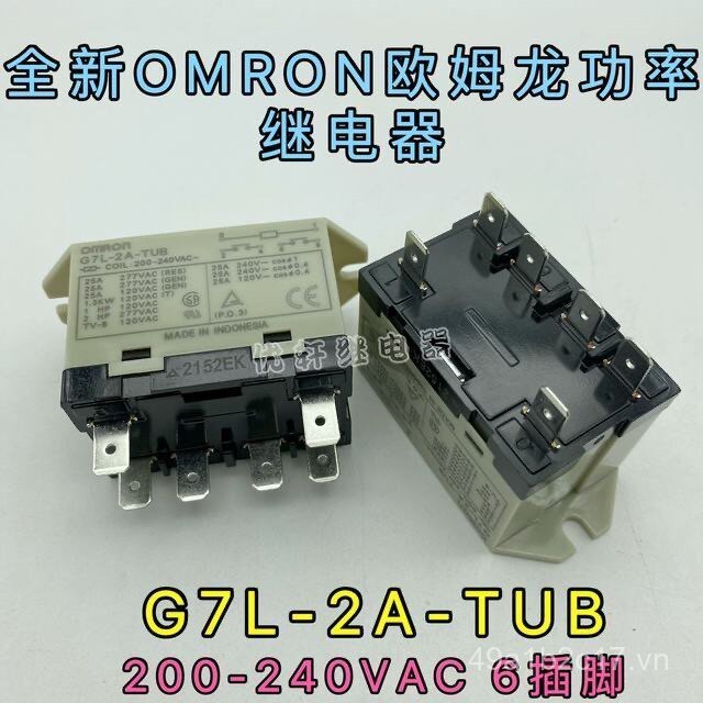 G7L-2A-TUB 200-240VAC OMRON Rơ Le 25A Đa Năng DEC EL2U 240V