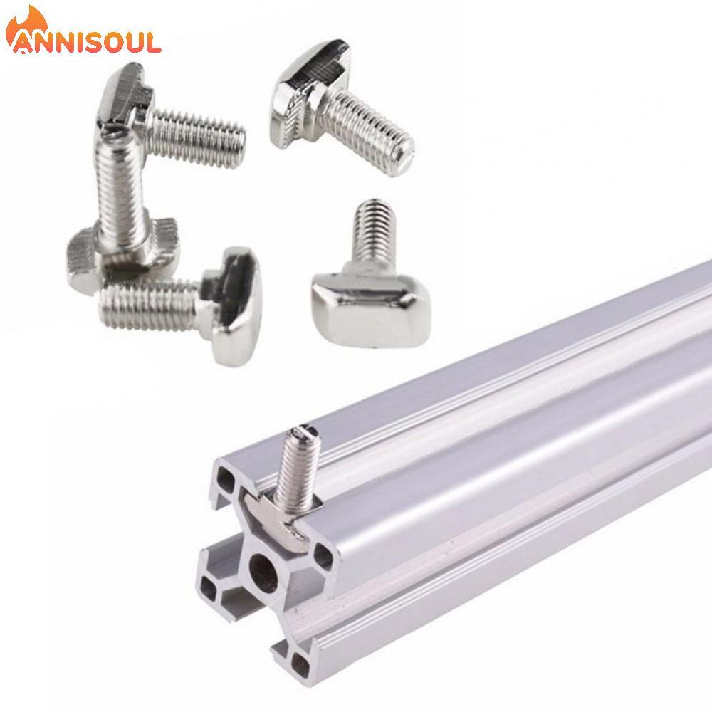 [NISO]20PCS Threaded Bolts for 30/40 Type For profiles M6/M8 Thread Quick Installation