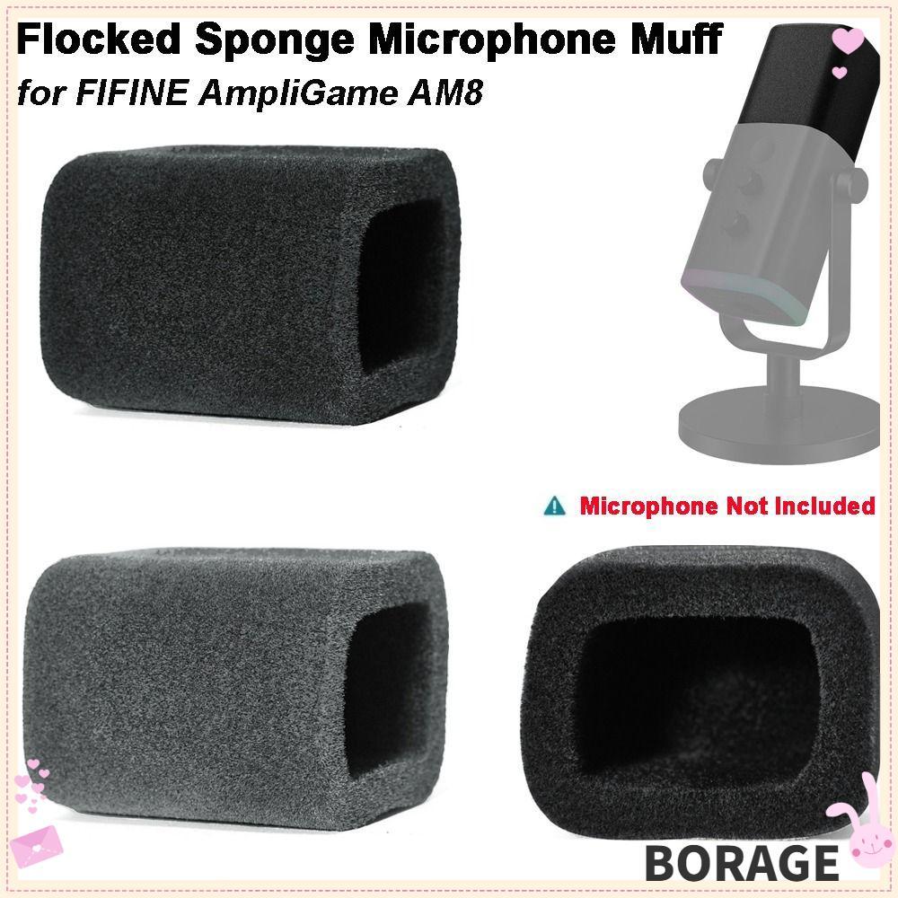 BORAG 1 Chiếc Mic Kính Chắn Gió, Giảm Tiếng Ồn Micrô Thay Thế Muff, Bọt Xốp Xốp Xốp Xốp Chống Gió Ch