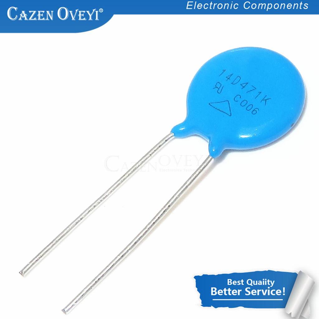 10 Cái / lốc TVR14471 varistor 14D471K 470V piezoresistor 14d471 Còn Hàng