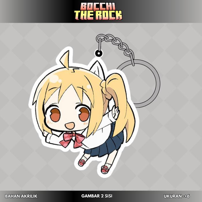 [Bocchi the rock] Gantungan kunci & Strap hp full akrilik karakter nijika anime bocchi the rock - Ni