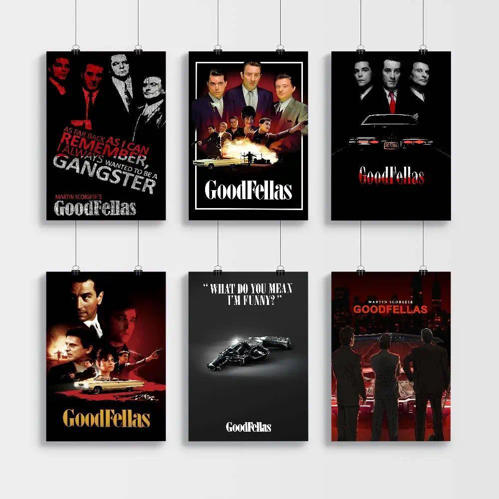 Cổ Điển Goodfellas Phim Vintage Poster Treo Tường Nghệ Thuật Cho Nhà Quán Cafe Trang Trí Phòng Retro