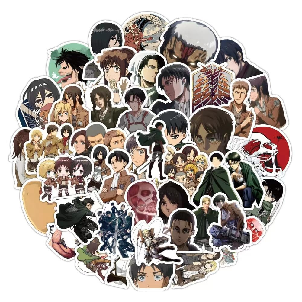 【Japan Quality】Anime Waterproof Sticker Set - Bocchi the Rock / Attack on Titan DIY Decals